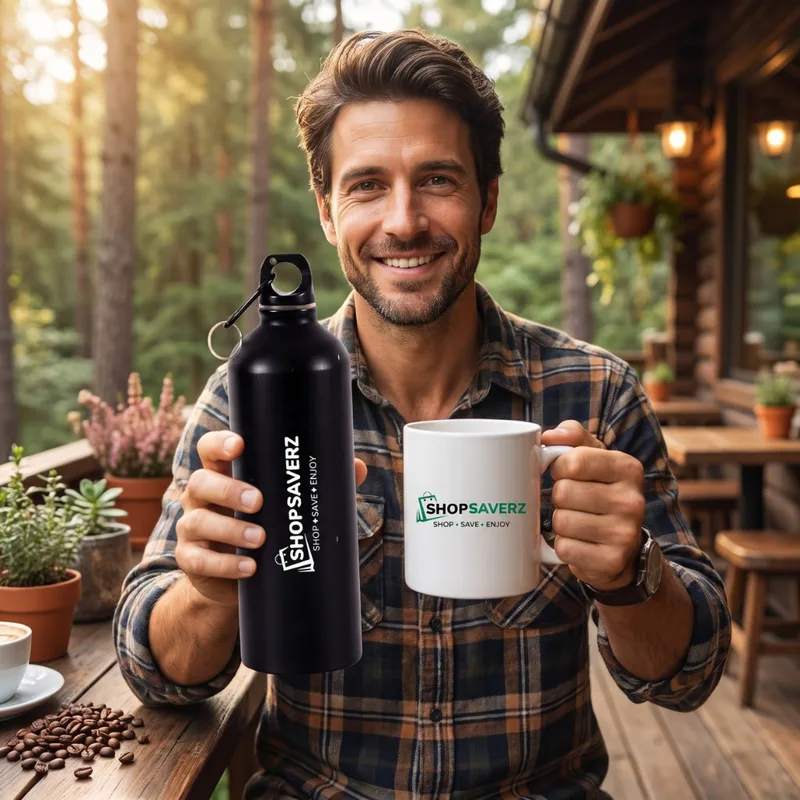 ShopSaverz Office Essentials – Mug & Bottle Combo (worth ₹599)