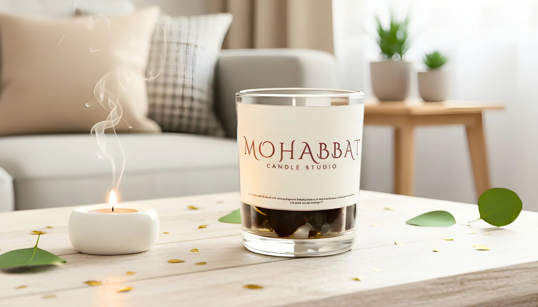 MOHABBAT Rose Wax Candle