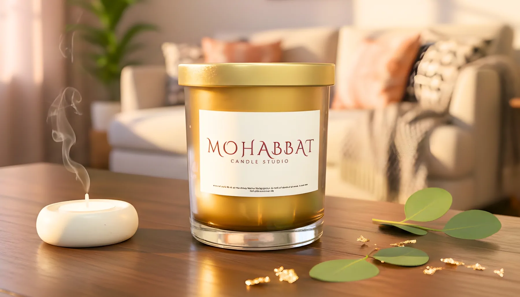MOHABBAT Candle Studio – Lavender Scented Candle