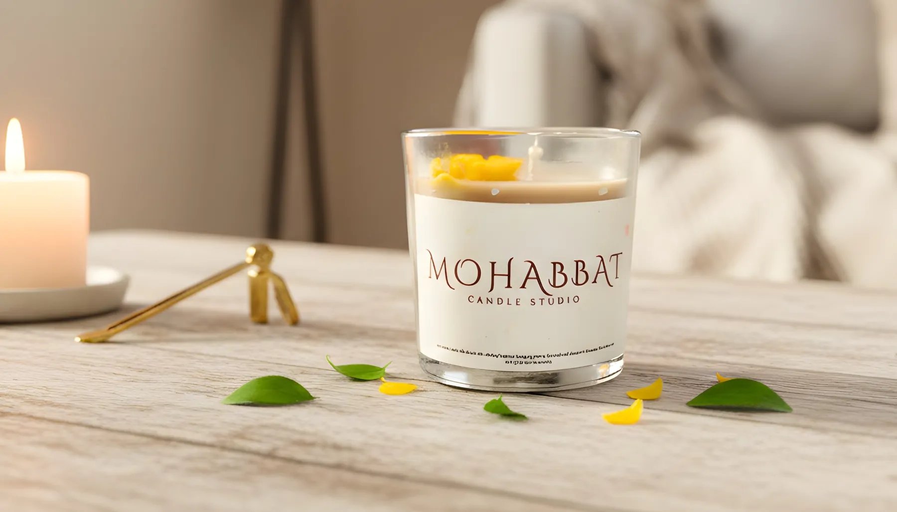 Coffee Mogra Scented Candle