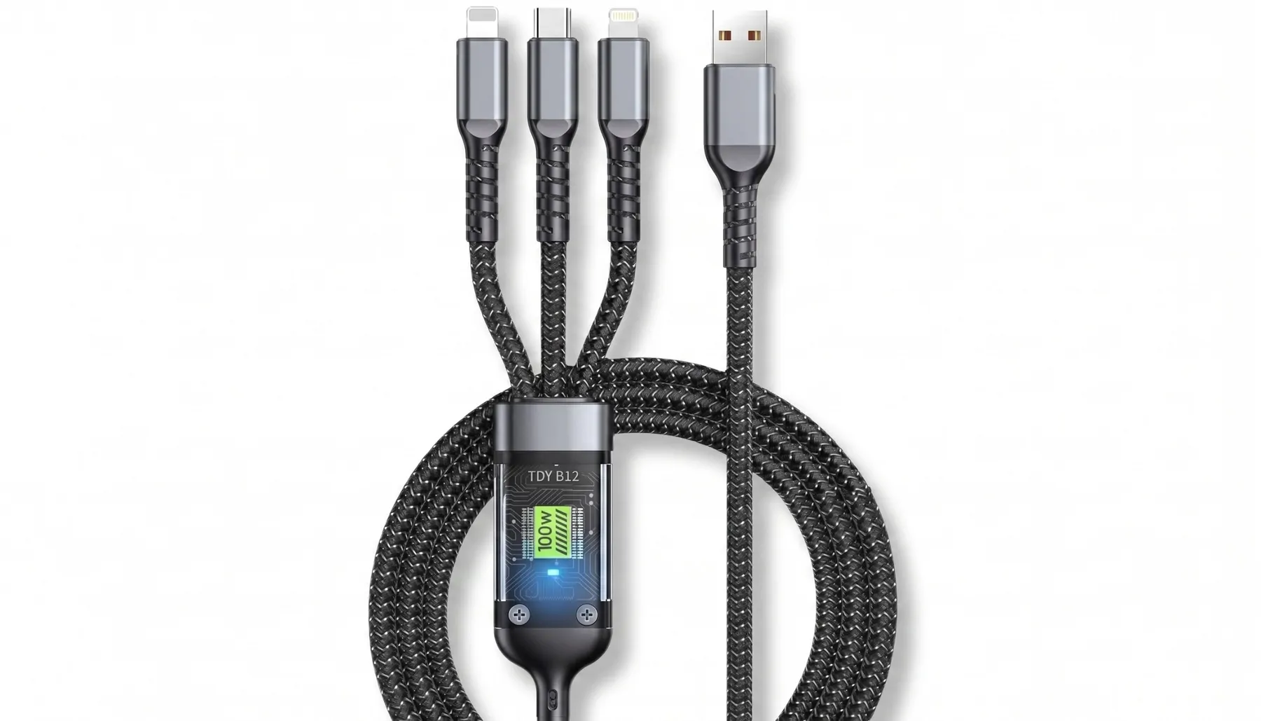 SUKHOI 3-in-1 Universal Fast Charging & Data Cable (1 Meter)