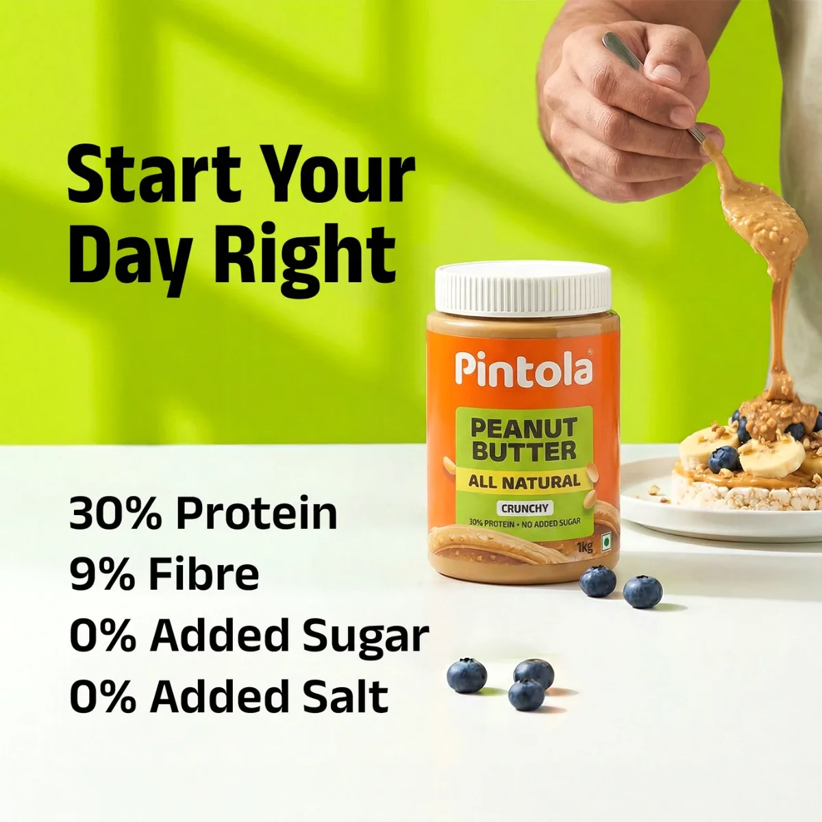 PINTOLA Peanut Butter All Natural 1kg