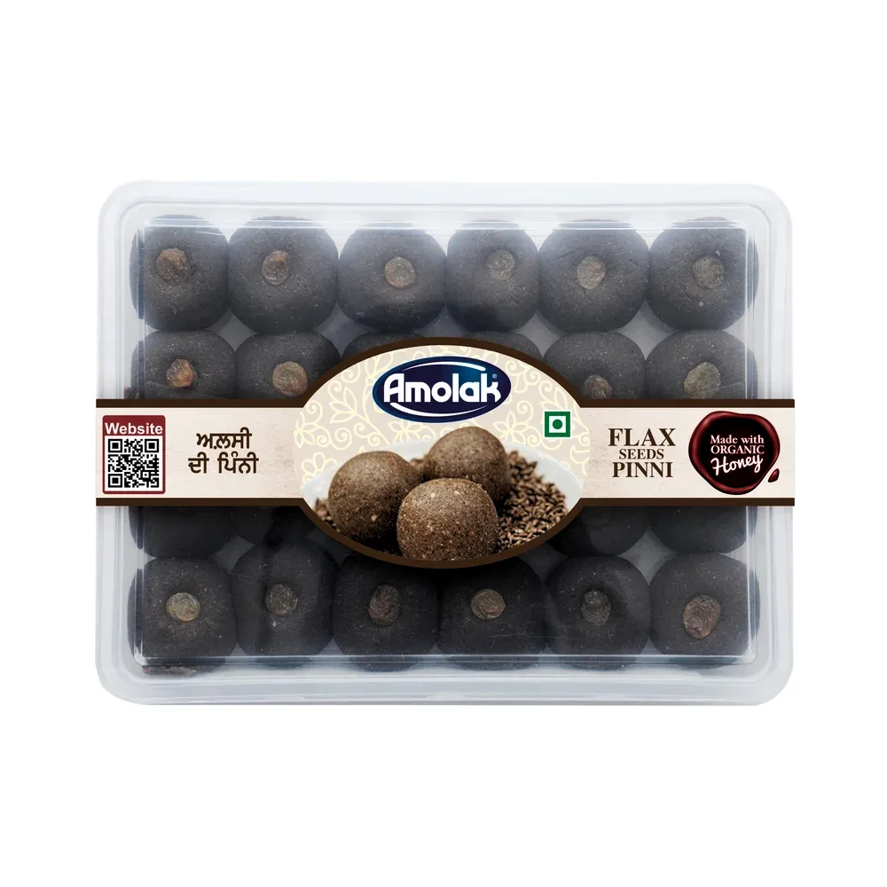 Amolak Flax Seed Pinni | Alsi Laddu with Honey | 850 g