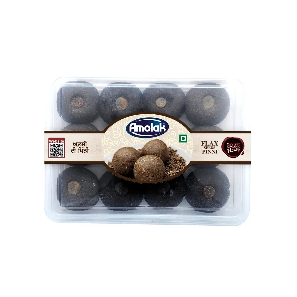 Amolak Flax Seed Pinni | Alsi Laddu with Honey | 425 g