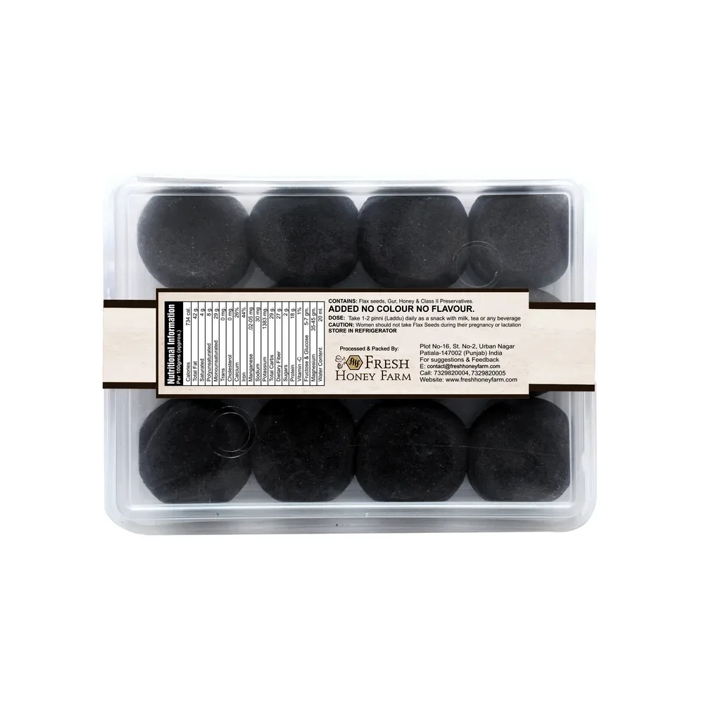 Amolak Flax Seed Pinni | Alsi Laddu with Honey | 425 g — photo 2