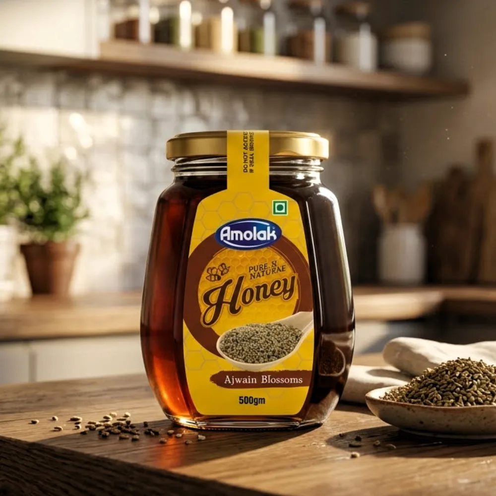 Amolak Ajwain Honey - Digestive Wellness | 500 g