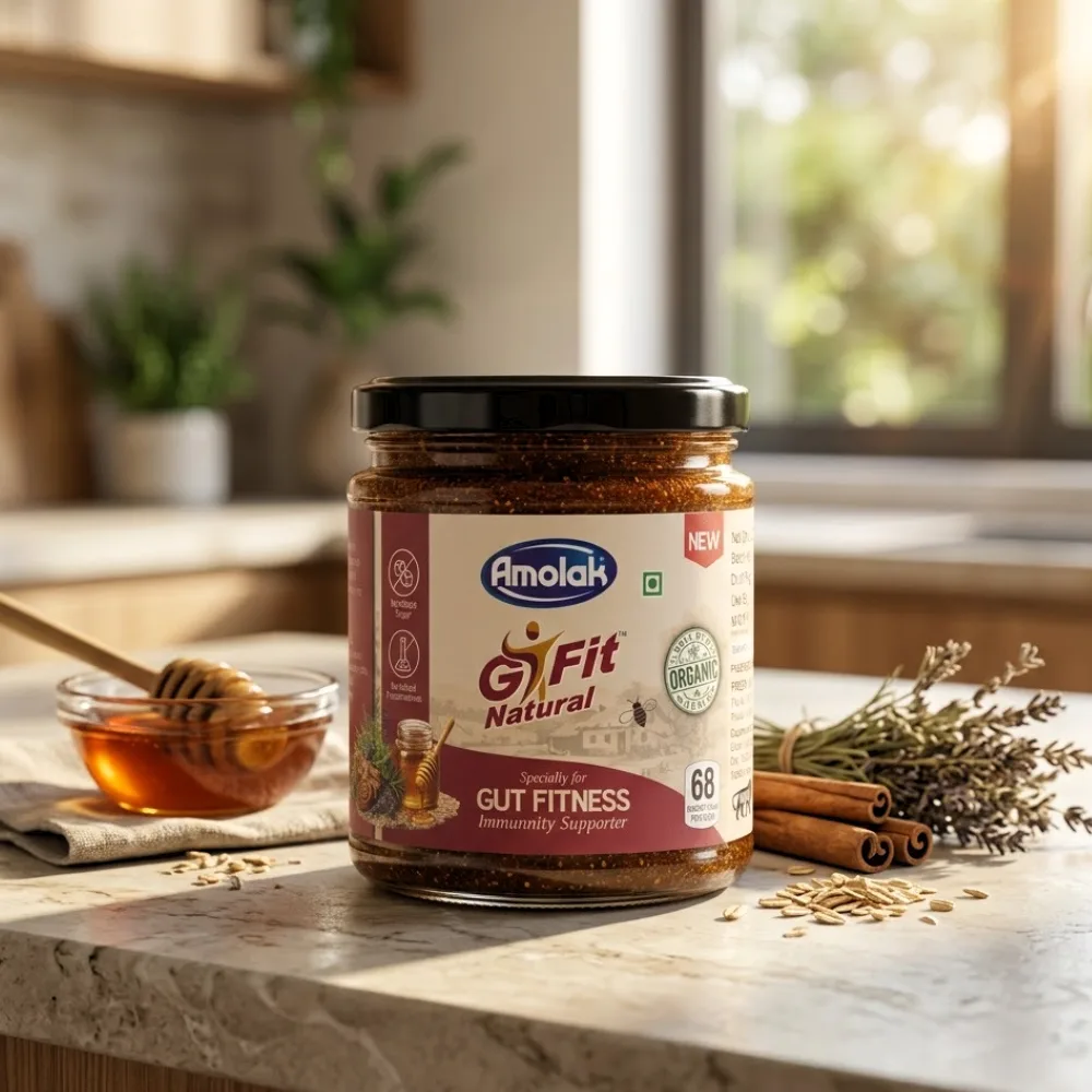 Amolak G-Fit Natural | Honey-Based Gulkand | 250 g