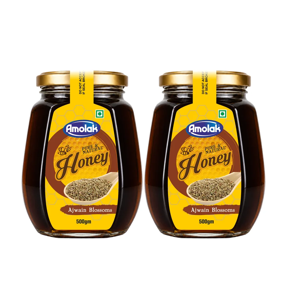 Amolak Ajwain Honey | 2 Pack 500 g | 1 KG