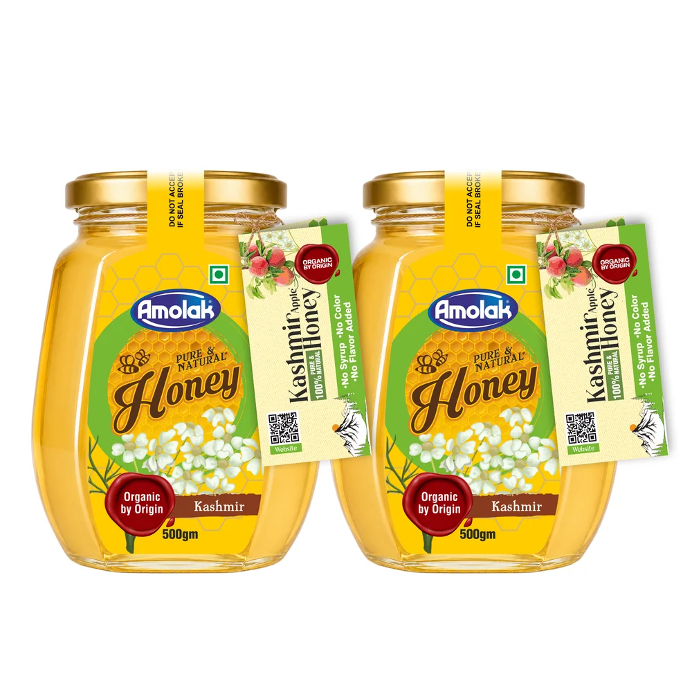 Amolak Kashmir Honey | 2 Pack 500 g | 1 KG