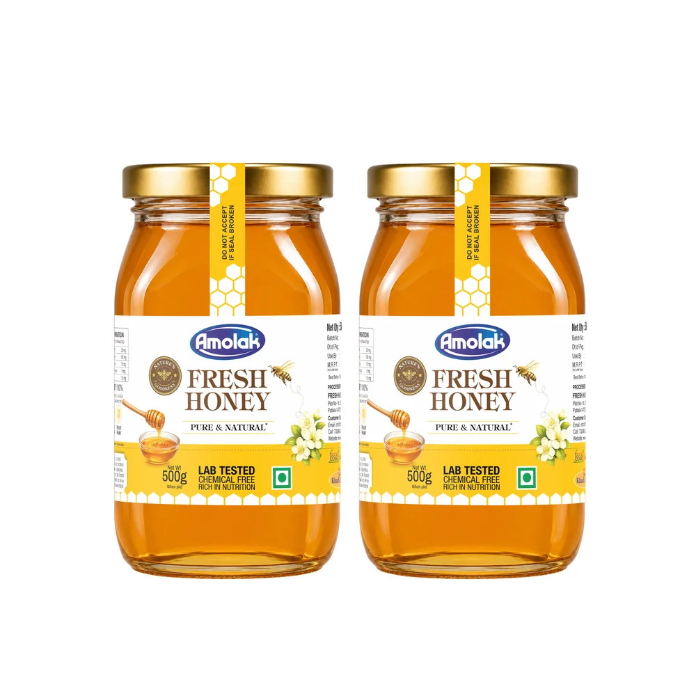 Amolak Fresh Honey | 2 Pack 500 g | 1 KG