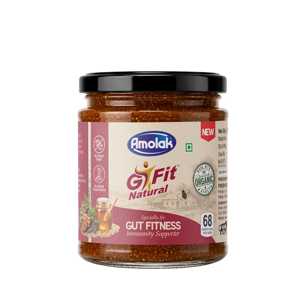 Amolak G-Fit Natural | Honey-Based Gulkand | 250 g